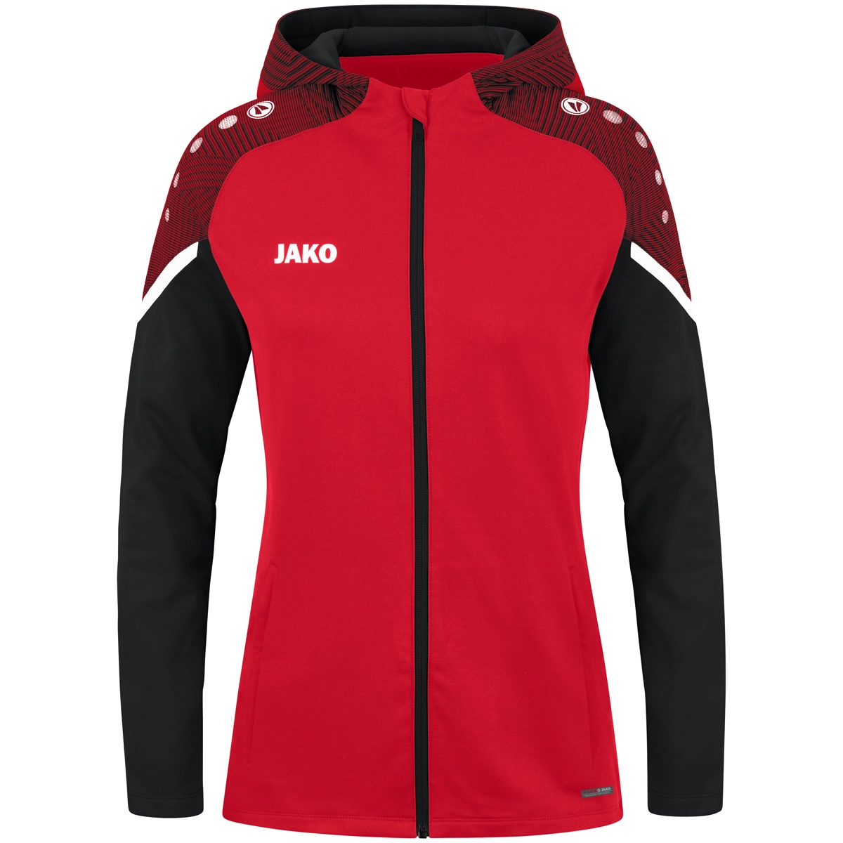 JAKO Kapuzenjacke_Performance 6822 101 rot/schwarz