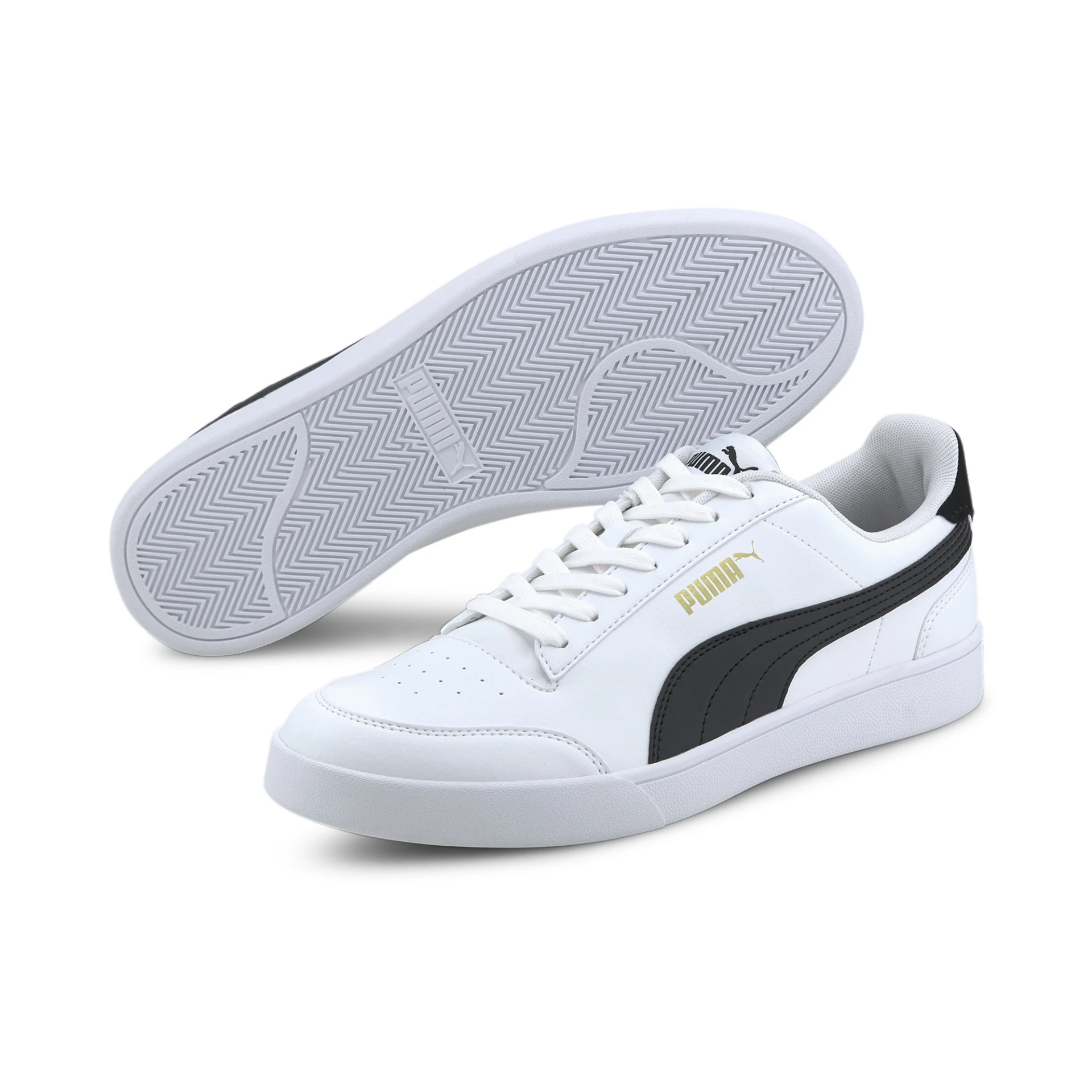 PUMA Herren_FreizeitschuheShuffle 309668 003 PUMA WHITE-PUMA BLACK-PUMA