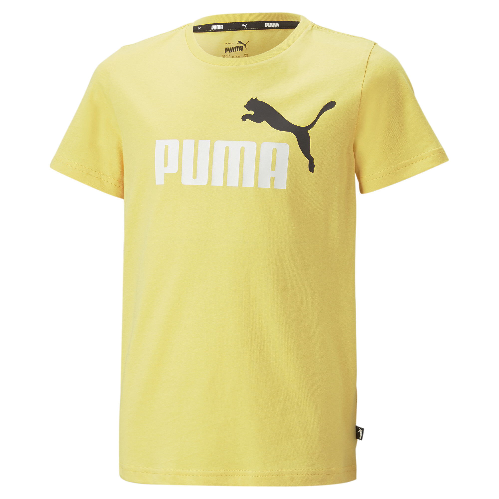 PUMA ESS_plus_2_Col_Logo_Tee_B 586985 045 MUSTARD SEED