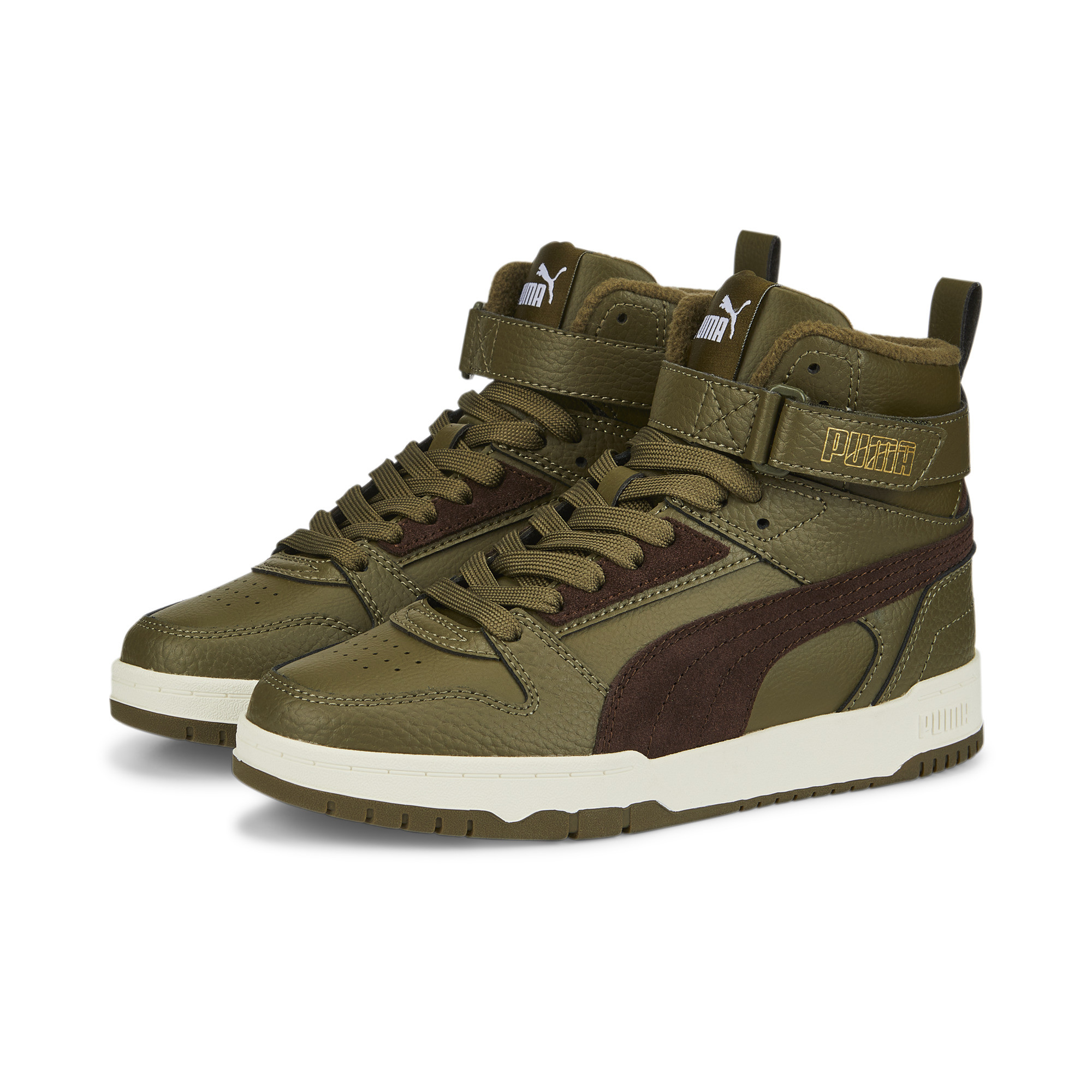 PUMA RBD_Game_WTR_Jr 388449 001 DEEP OLIVE-DARK CHOCOLATE-