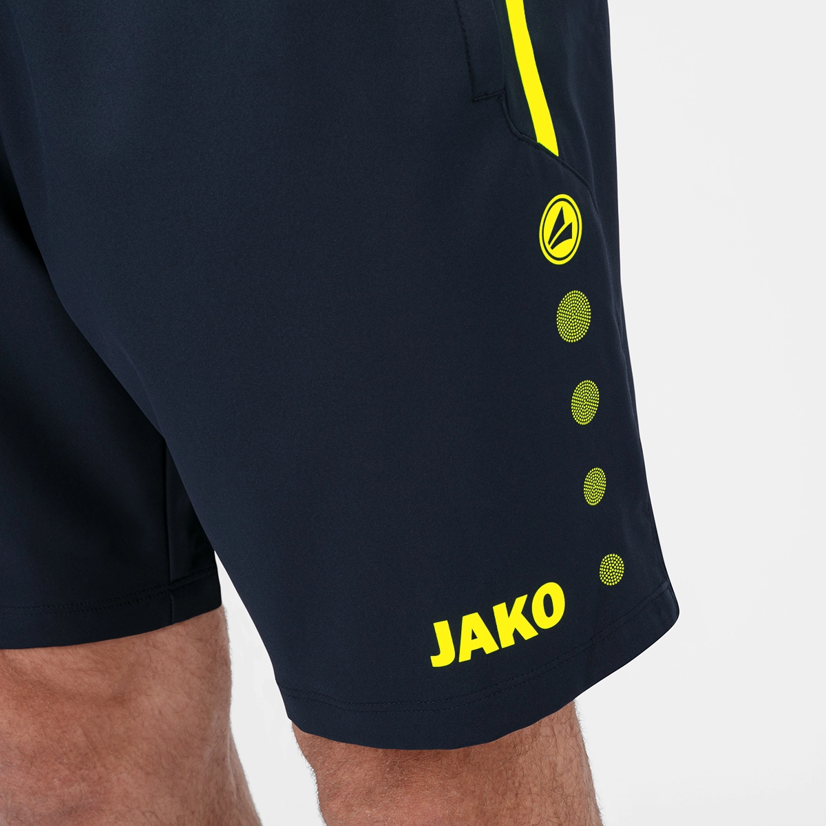 JAKO Kinder_Short_Competition_20 6218K 89 marine/neongelb