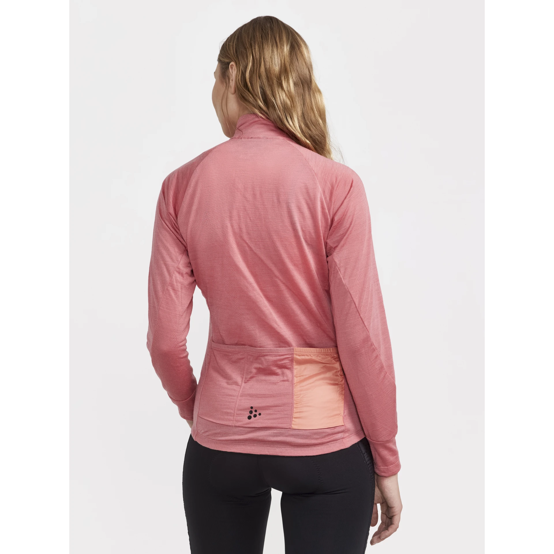 CRAFT ADV_BIKE_SUBZ_WOOL_LS_JERSEY_W 1911200 740716 CORAL-GLOW