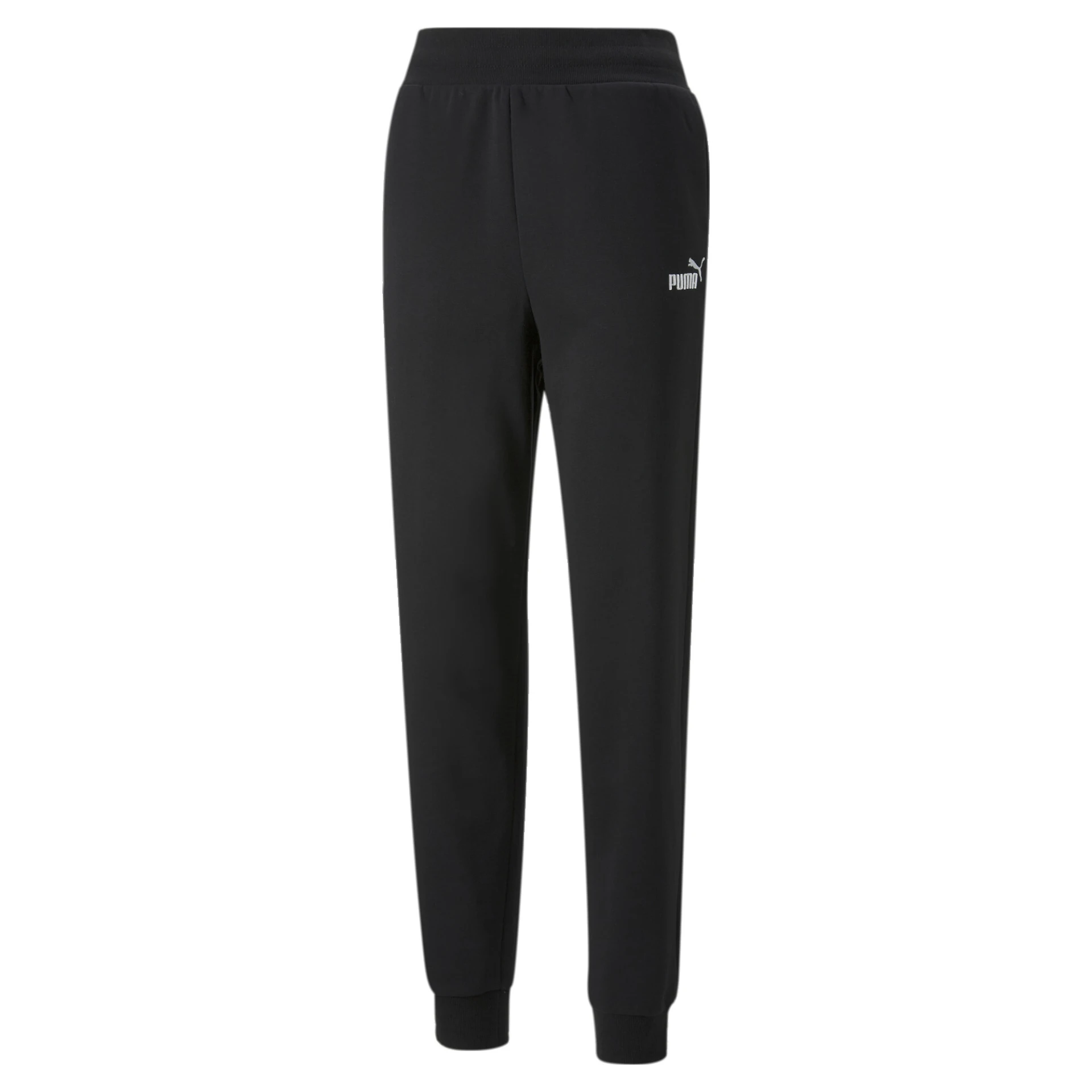 PUMA ESS_Embroidery_High_Waist_Pants_FL_cl 670007 001 PUMA BLACK