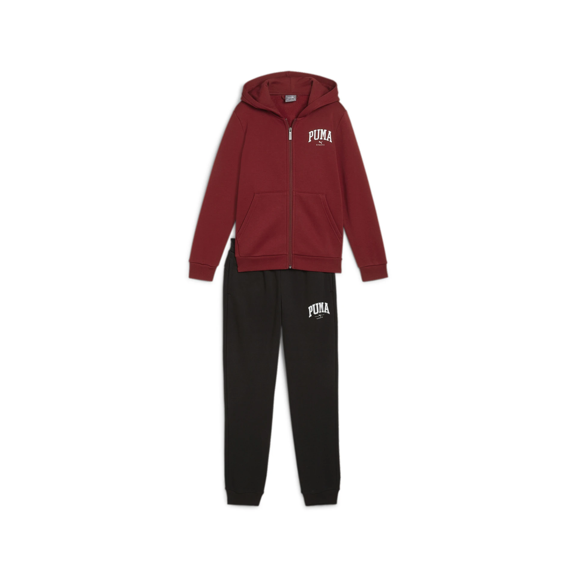 PUMA SQUAD_Full_Zip_Sweat_Suit_FL_B 683318 013 Intense Red