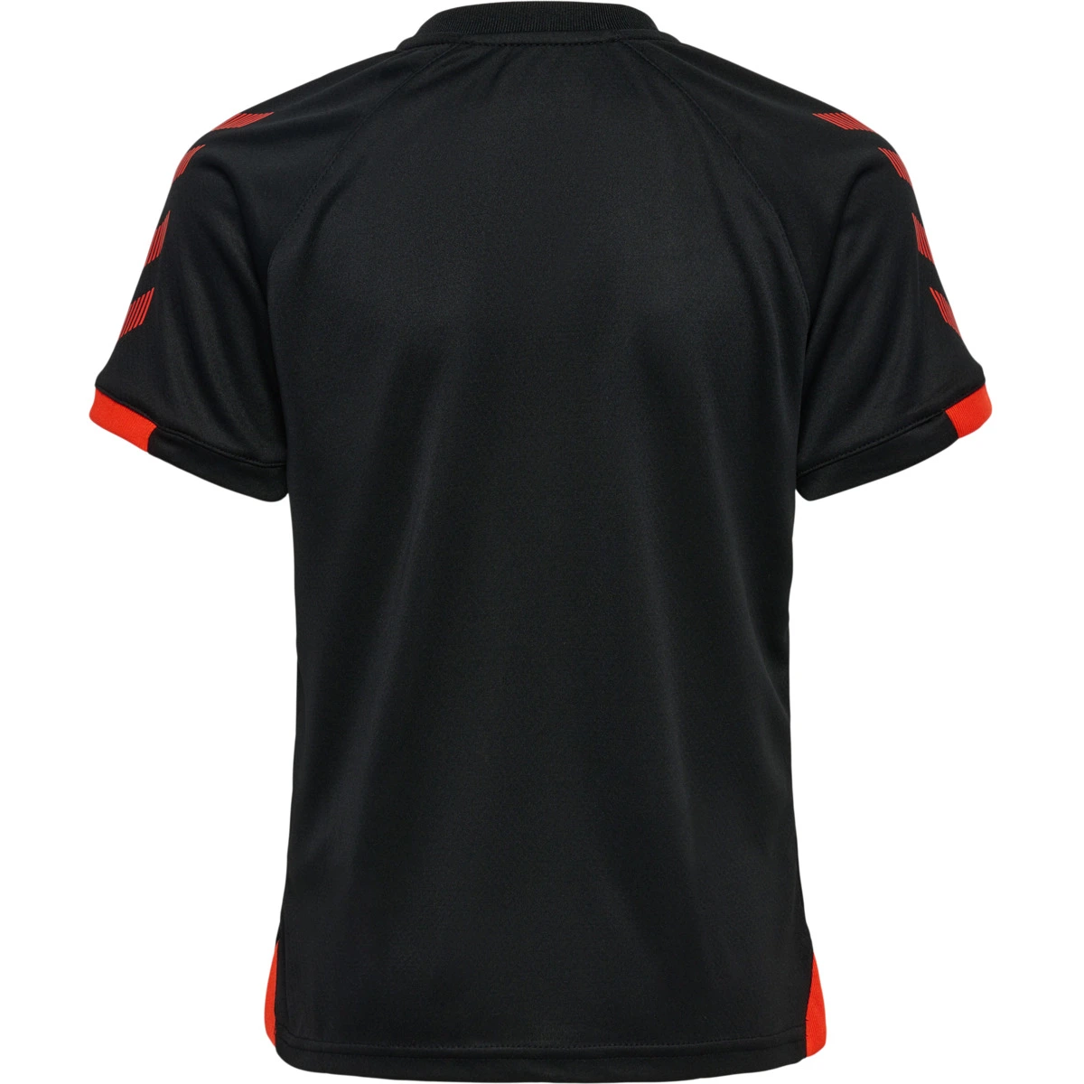 HUMMEL hmlGG12_ACTION_JERSEY_S_S_KIDS 213930 2953 BLACK/CHERRY TOMATO