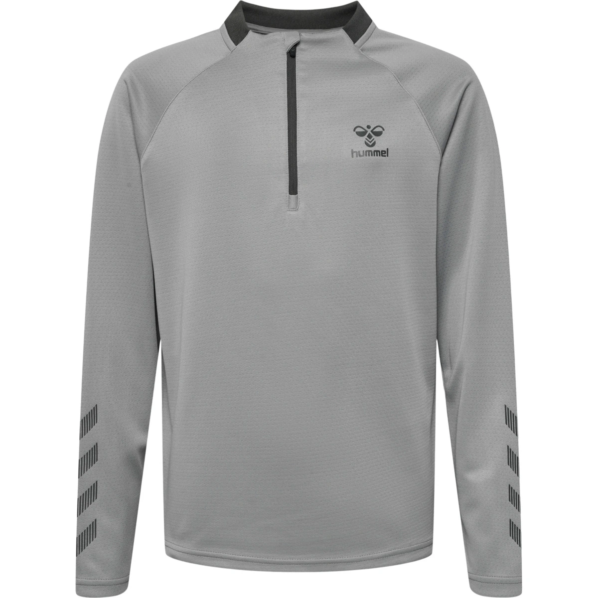 HUMMEL hmlGG12_ACTION_HALF_ZIP_SWEAT_KIDS 213936 1100 ALLOY