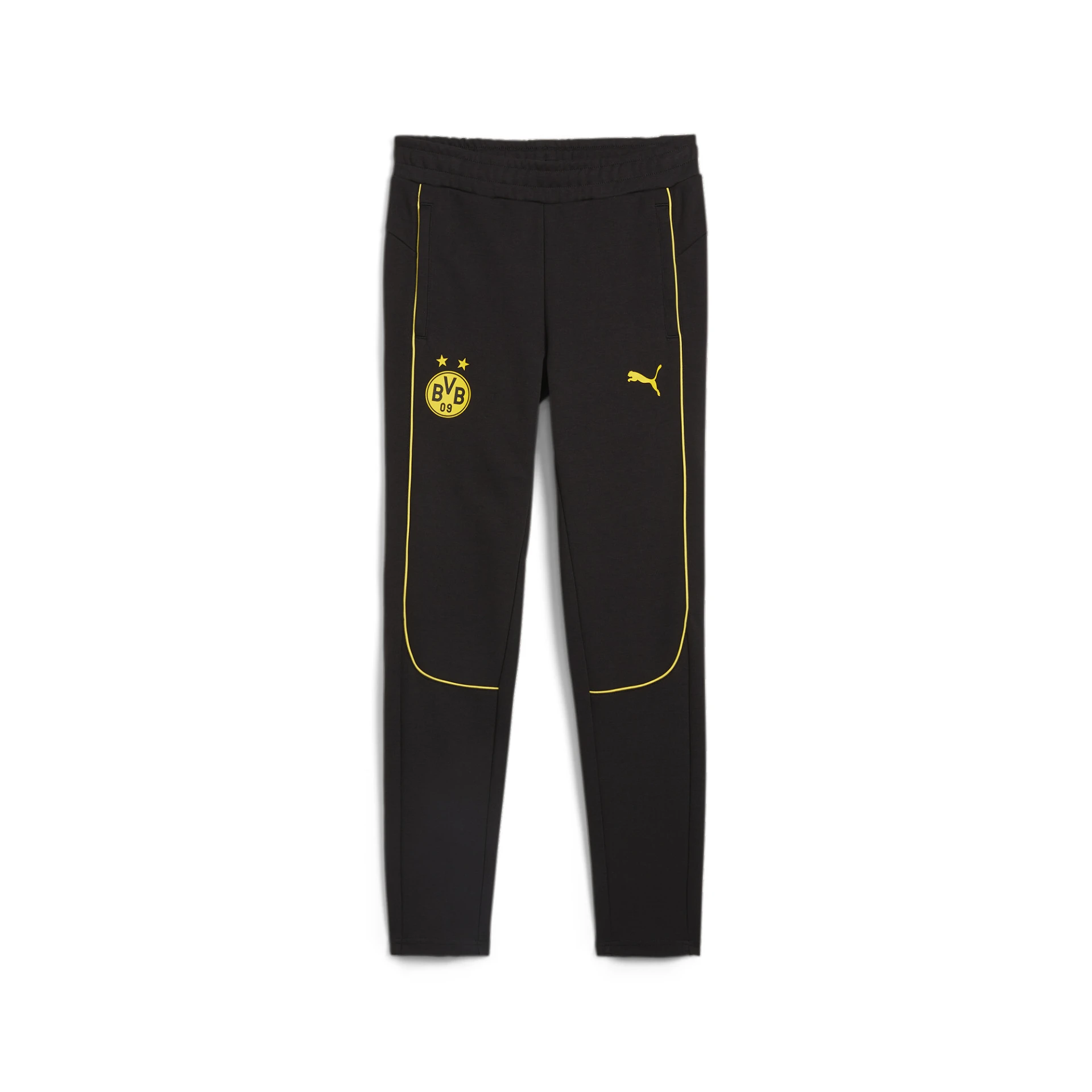 PUMA BVB_Casuals_Pants_Jr 777640 008 PUMA Black-Faster Yellow