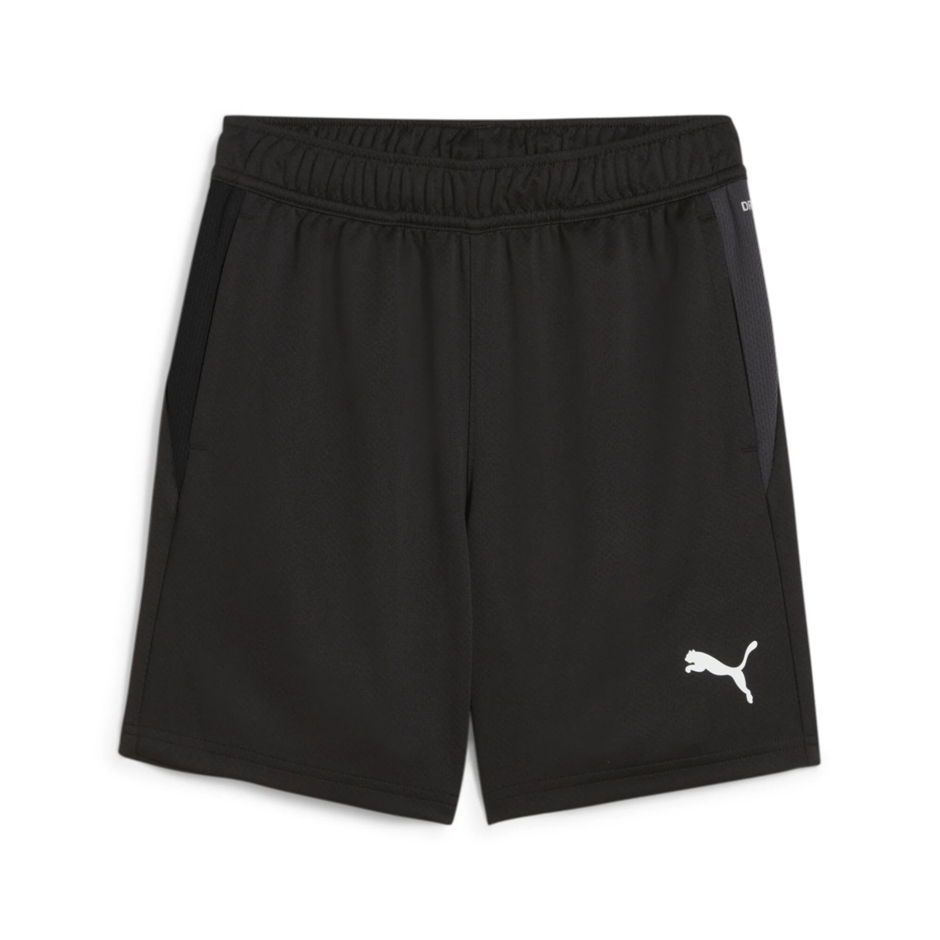 PUMA teamGOAL_Training_Short_Jr 658644 003 PUMA Black-PUMA White-Flat