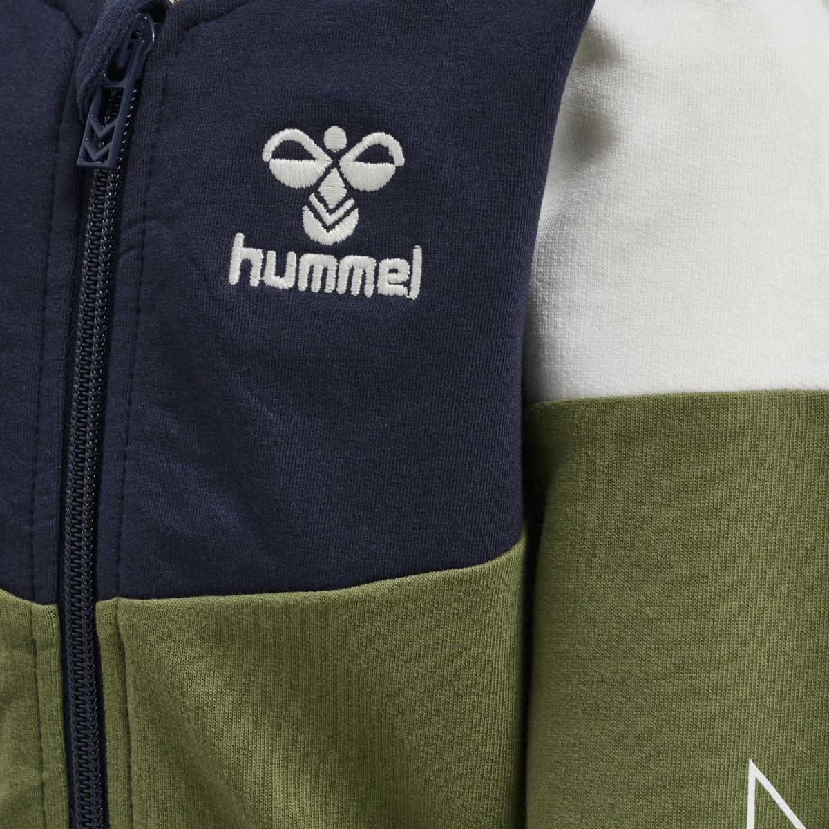 HUMMEL Kinder_Unterjacke_hmlFINN_ZIP_JACKET 214095 6414 CAPULET OLIVE