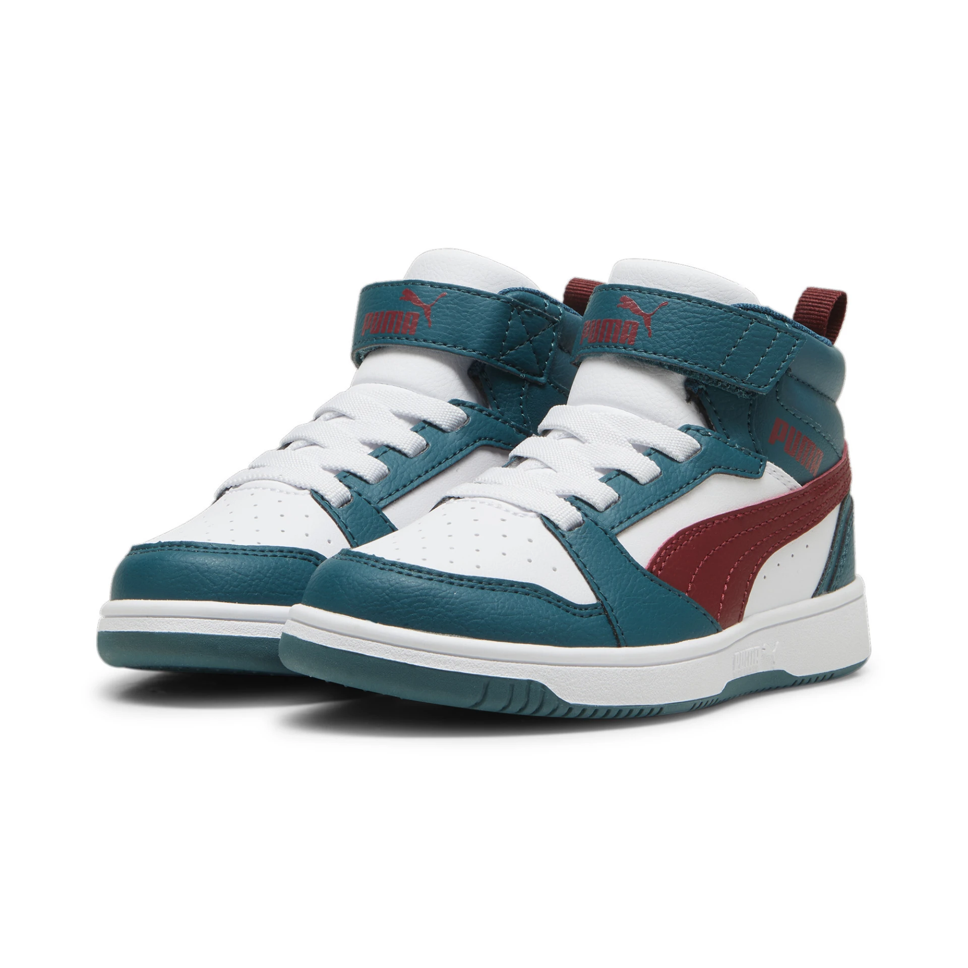 PUMA Puma_Rebound_V6_Mid_AC_plus_PS 393832 018 Cold Green-Alpine Snow-Int