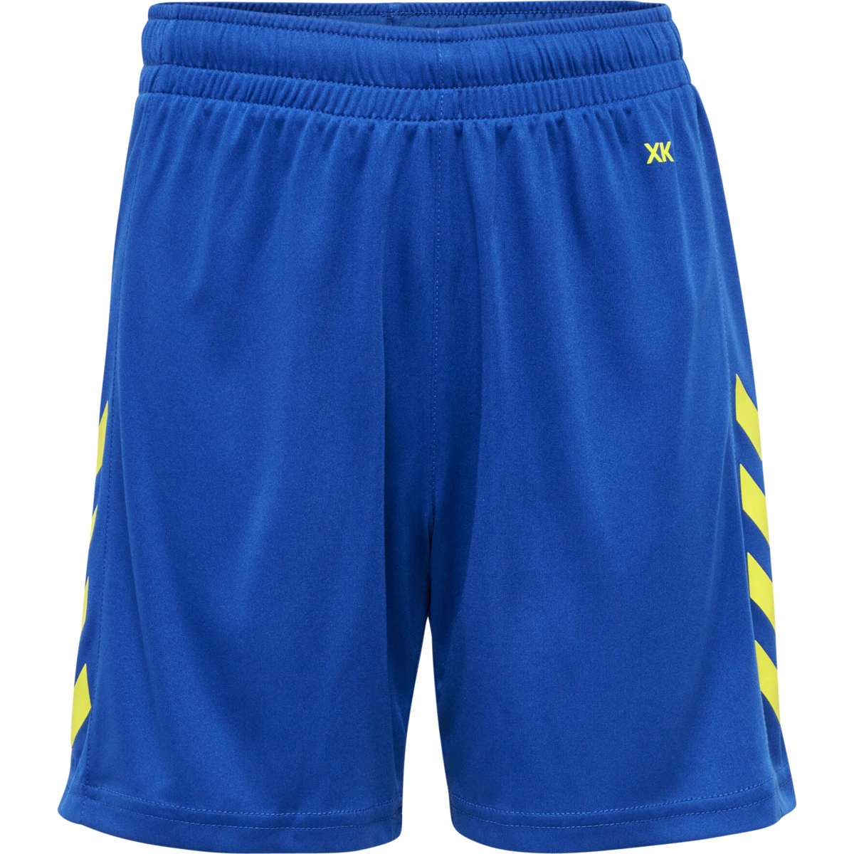 HUMMEL hmlCORE_XK_POLY_SHORTS_KIDS 211467 8606 TRUE BLUE/BLAZING YELLOW