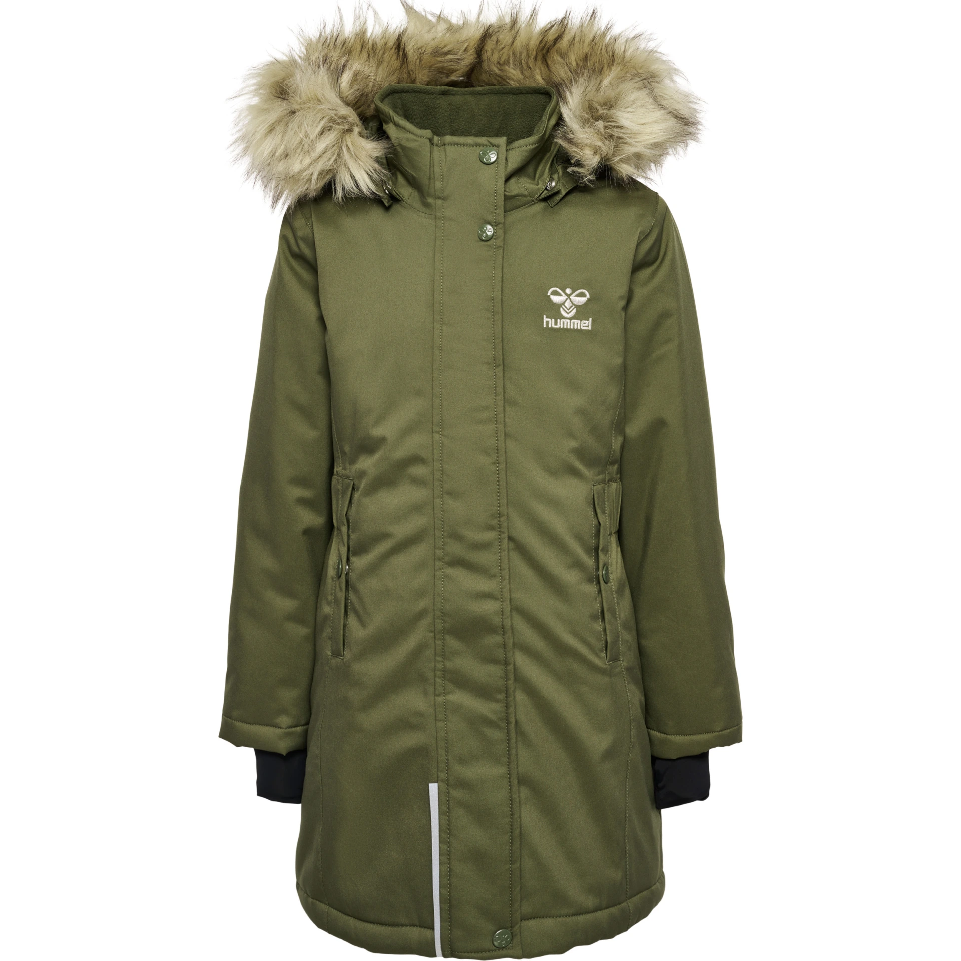 HUMMEL hmlALMA_TEX_COAT___OLIVE_NIGHT___140 220595 6453 OLIVE NIGHT