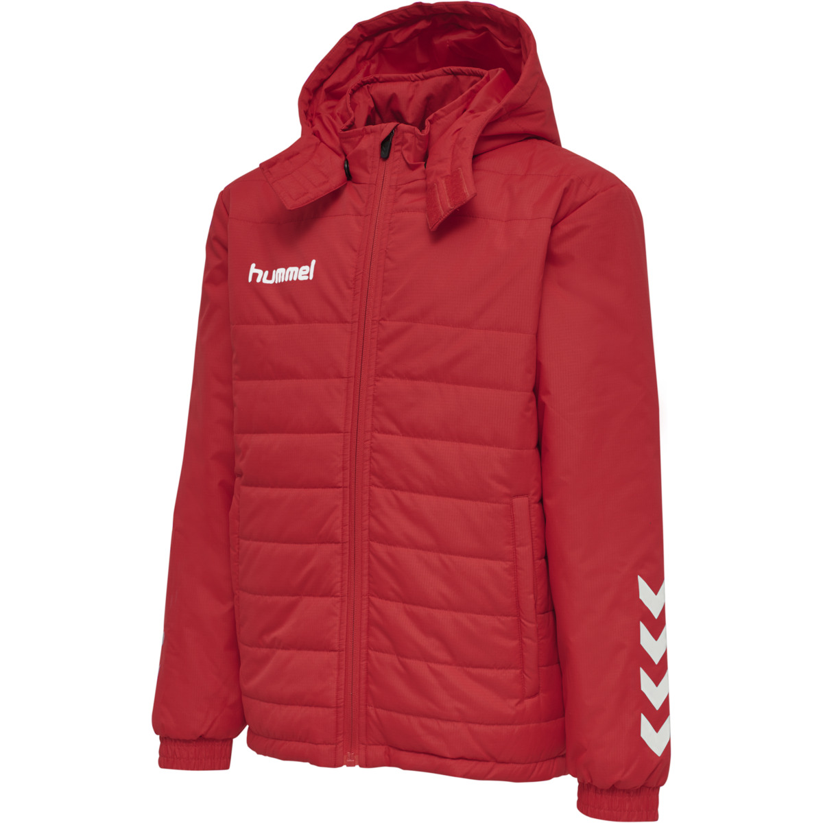 HUMMEL PROMO_SHORT_BENCH_JACKET_KIDS 211614 3062 TRUE RED
