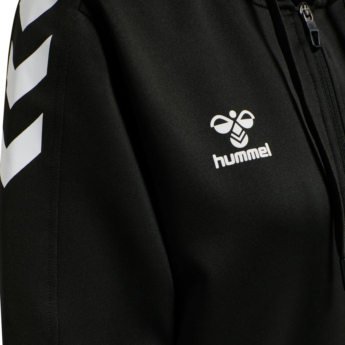 HUMMEL HUMMEL_Female_hmlCORE_XK_POLY_ZIP_HOOD_SWEAT_WOMAN 212650 2001 BLACK