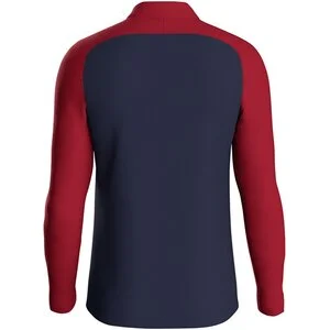 JAKO Herren_Pullover_Ziptop_Iconic A4T024HR8624 901 marine/chili rot