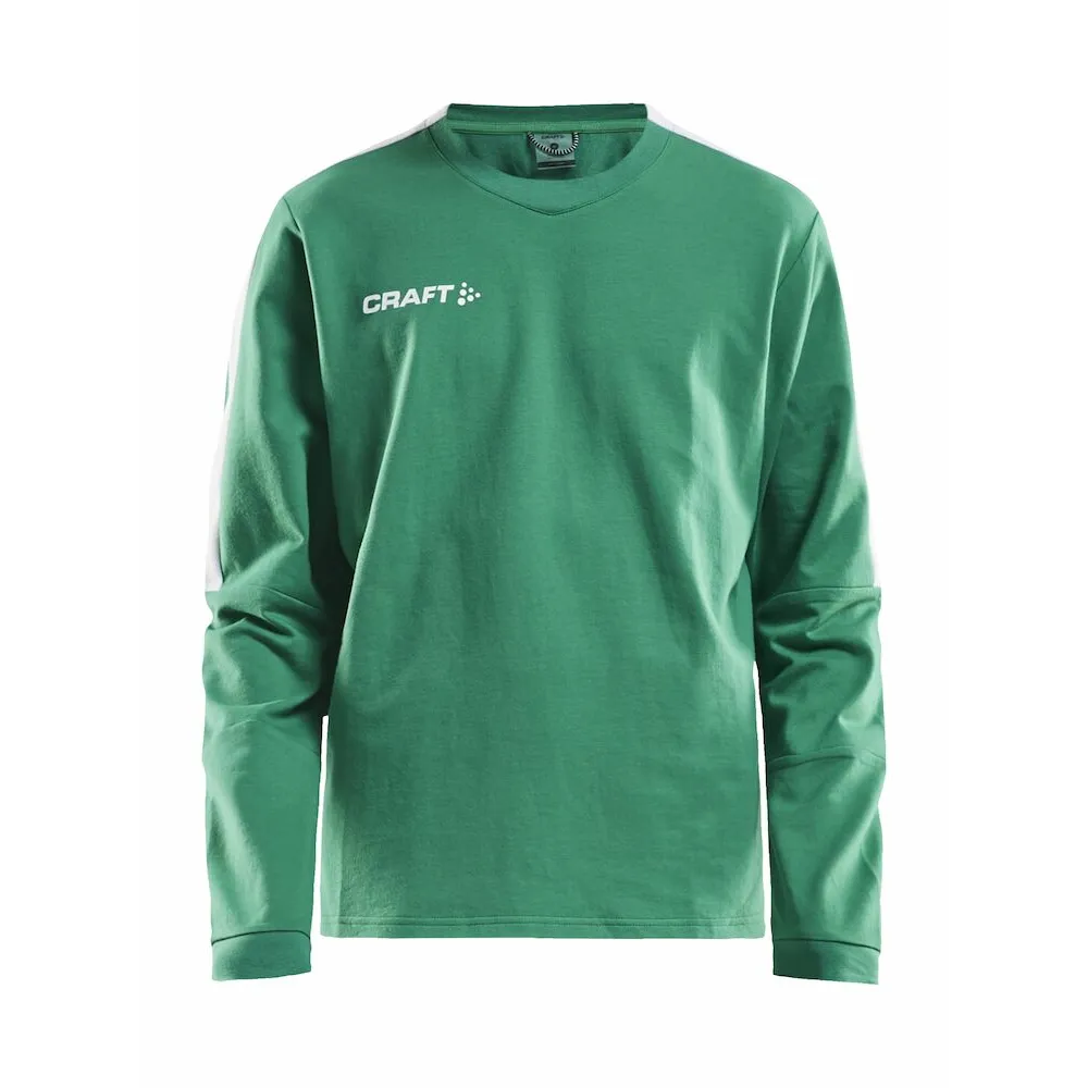 CRAFT Progress_GK_Sweatshirt_M 1907947 651900 TEAM GREEN/WHITE