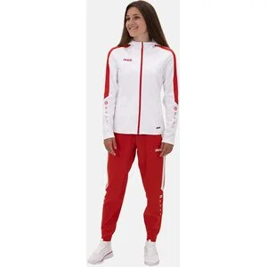 JAKO Damen_Sporthose_Freizeithose_Power A4T023DA6523D 105 rot/weiß