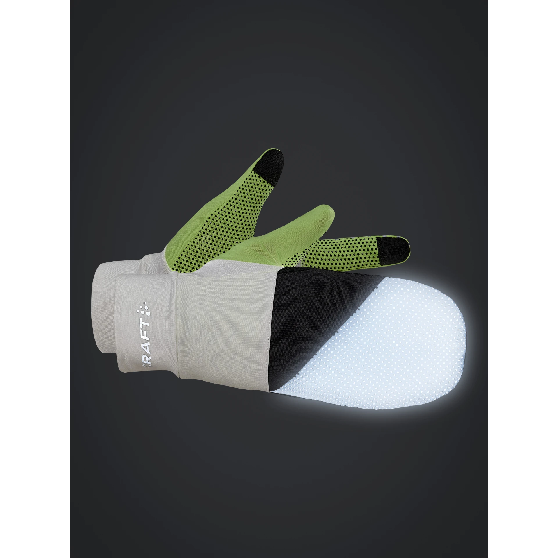 CRAFT ADV_Lumen_Fleece_Hybrid_Glove 1909836 895851 ASH WHITE-FLUMINO