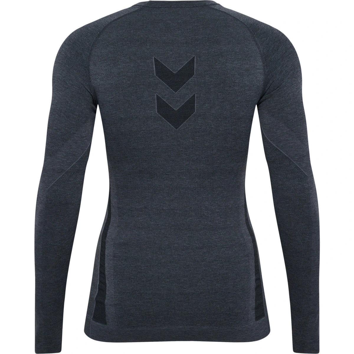 HUMMEL HUMMEL_Herren_Shirt_hmlTE_MIKE_SEAMLESS_T_SHIRT_L_S 213759 1038 BLACK/ASPHALT MELANGE