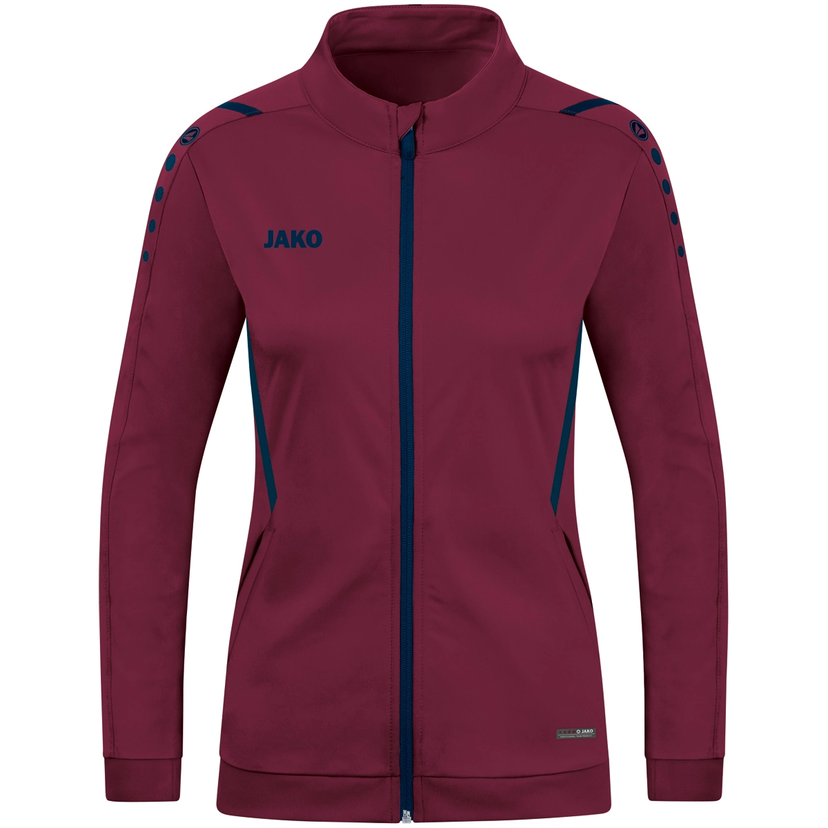 JAKO Polyesterjacke_Challenge 9321D 132 maroon/marine