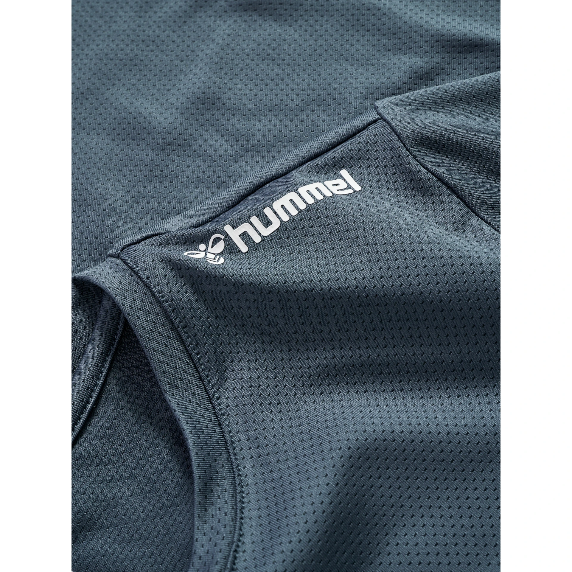 HUMMEL hmlMT_AURA_MESH_T_SHIRT_L_S 223319 7007 STORMY WEATHER