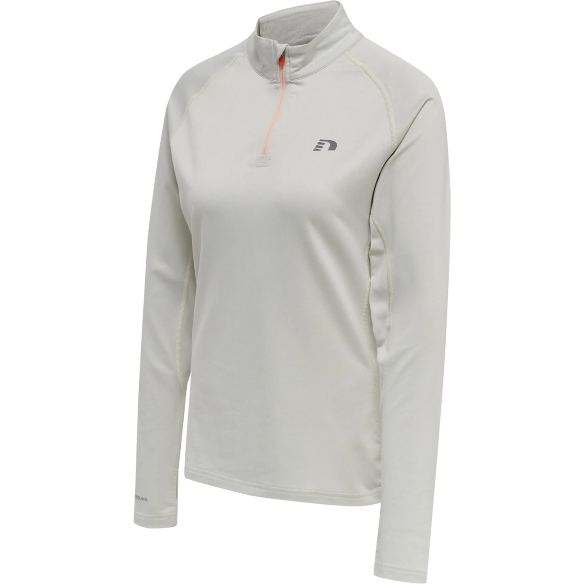 NEWLINE Damen_WOMEN_1_2_ZIP_L_S 500136 1113 OYSTER MUSHROOM MELANGE