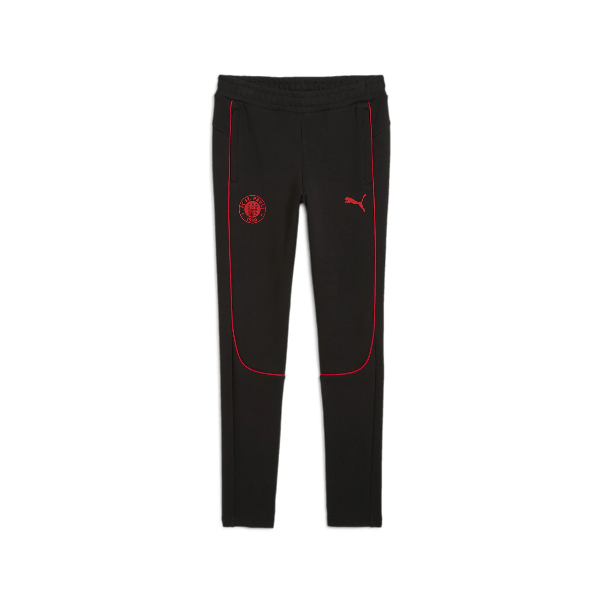 PUMA FCSP_Casuals_Pants_Jr 778736 007 PUMA BLACK-PUMA RED