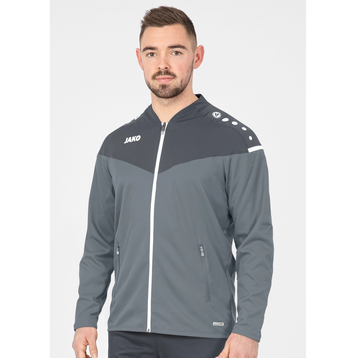 JAKO Herren_Praesentationsjacke_Champ_20 9820 40 steingrau/anthra light