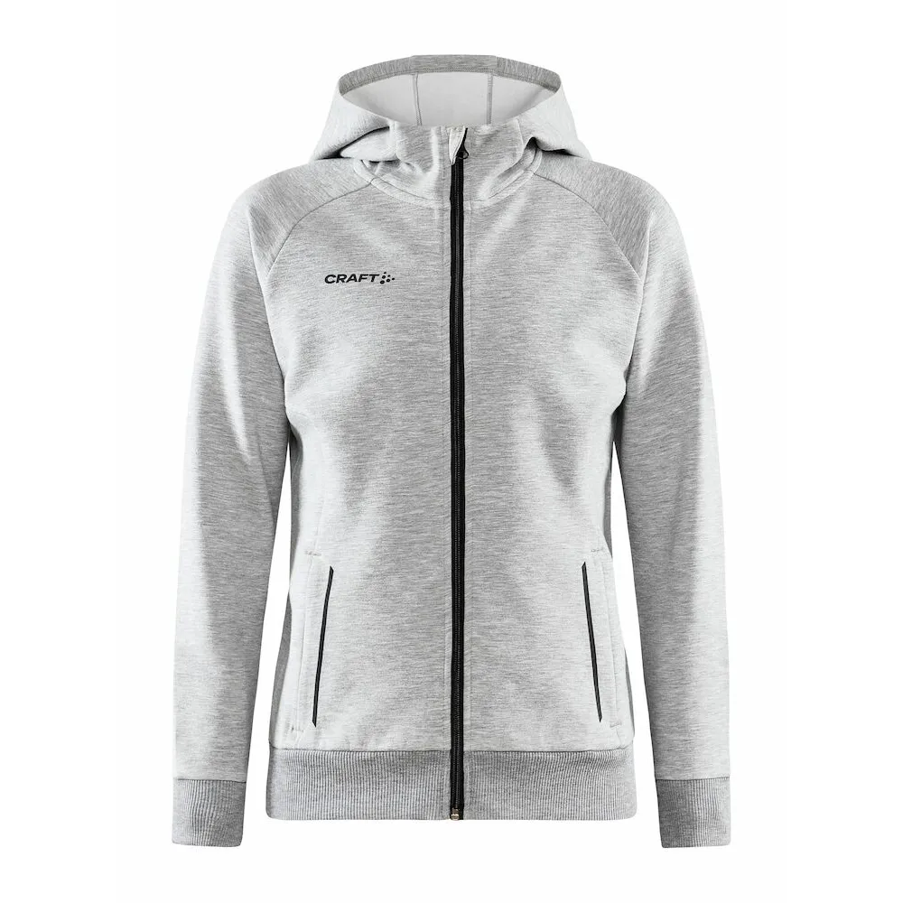 CRAFT CORE_SOUL_FULL_ZIP_HOOD_W 1910626 950000 GREY MELANGE