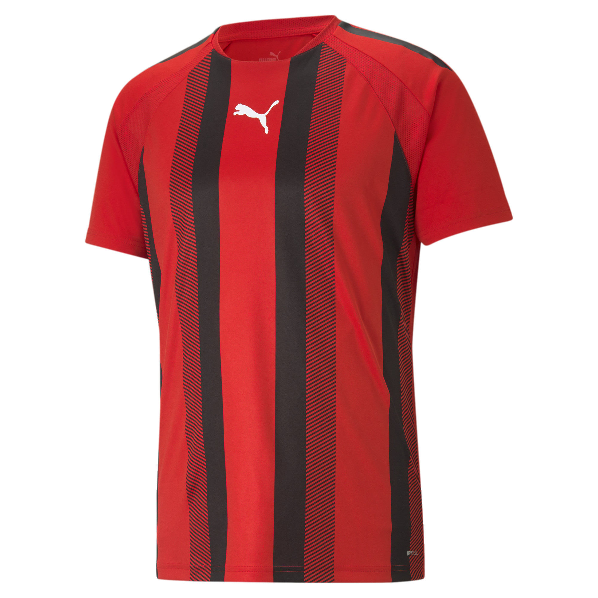 PUMA teamLIGA_Striped_Jersey 704920 001 PUMA RED-PUMA BLACK-PUMA W