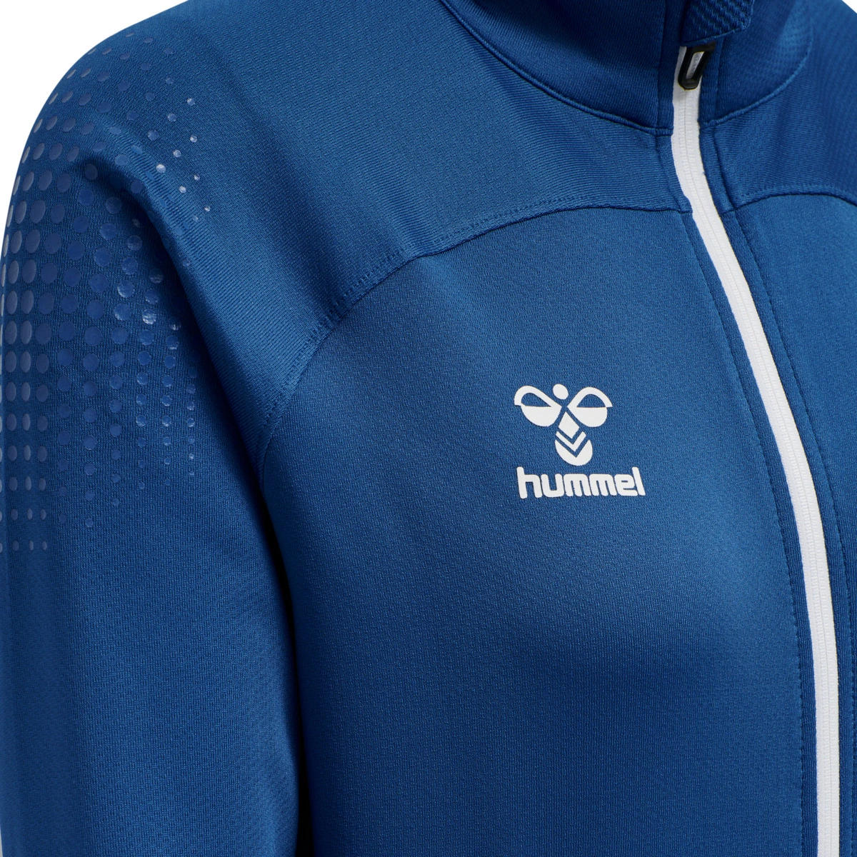 HUMMEL HUMMEL_Damen_Sweatshirt_hml_LEAD_WOMEN_POLY_ZIP 211854 7045 TRUE BLUE