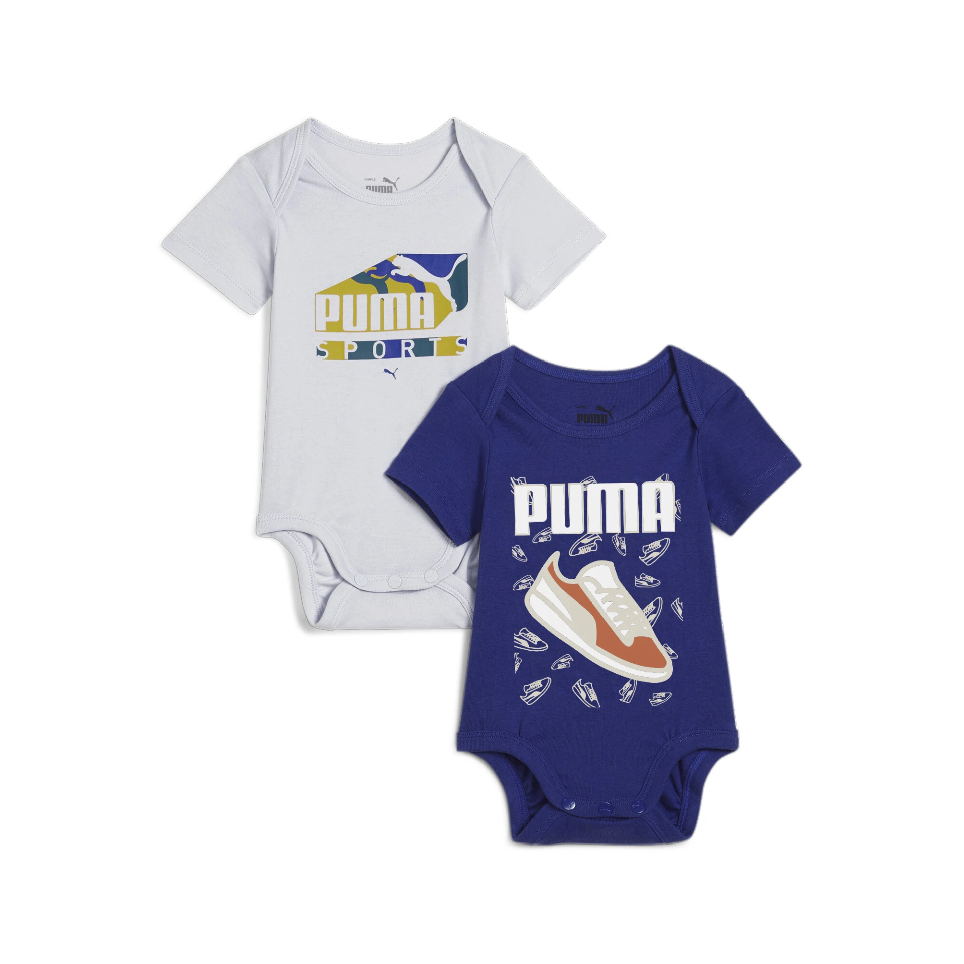 PUMA MINICATS_Newborn_Bodysuit_2pcs_Set_INF 683333 027 Lapis Lazuli-Silver Mist