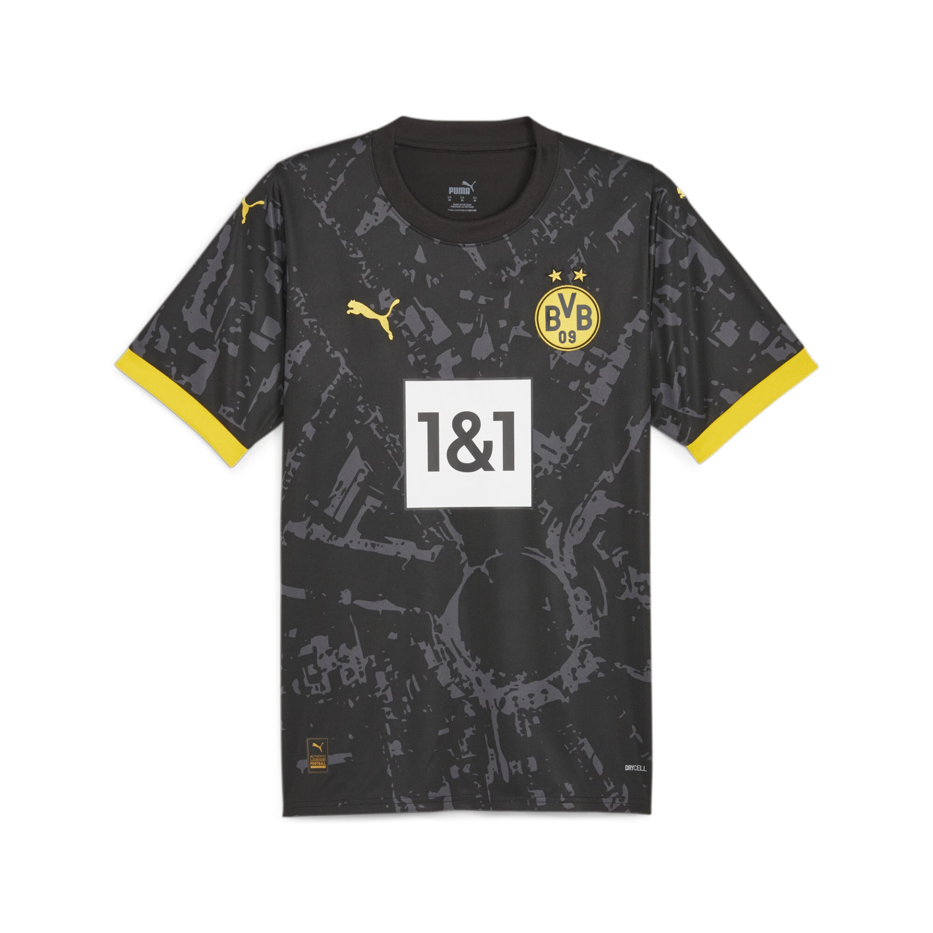 PUMA BVB_Away_Jersey_Replica 770612 002 PUMA BLACK-CYBER YELLOW