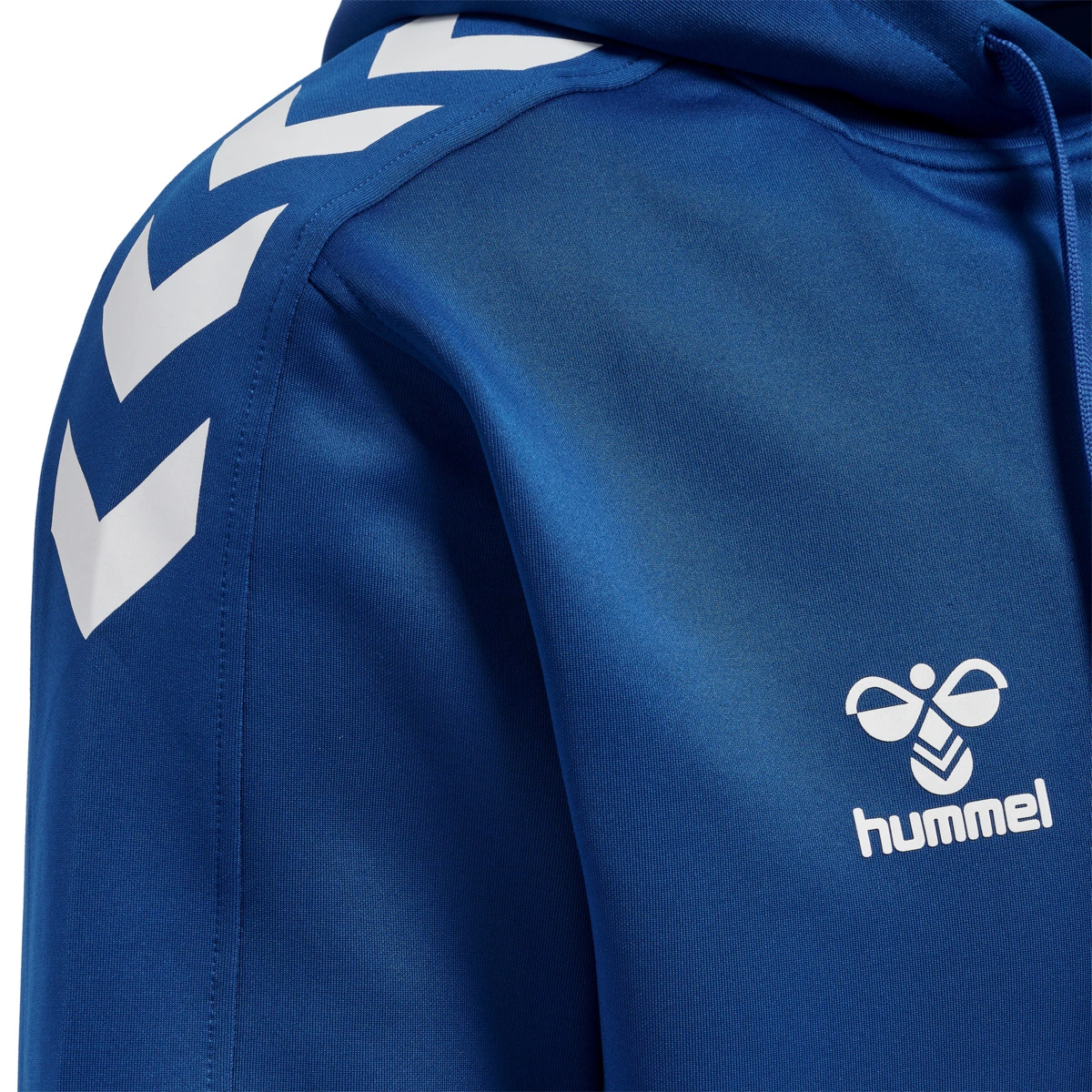 HUMMEL HUMMEL_Unisex_Adults_Unisex_Kids_hmlCORE_XK_POLY_ZIP_HOOD_SWEAT 211484 7045 TRUE BLUE