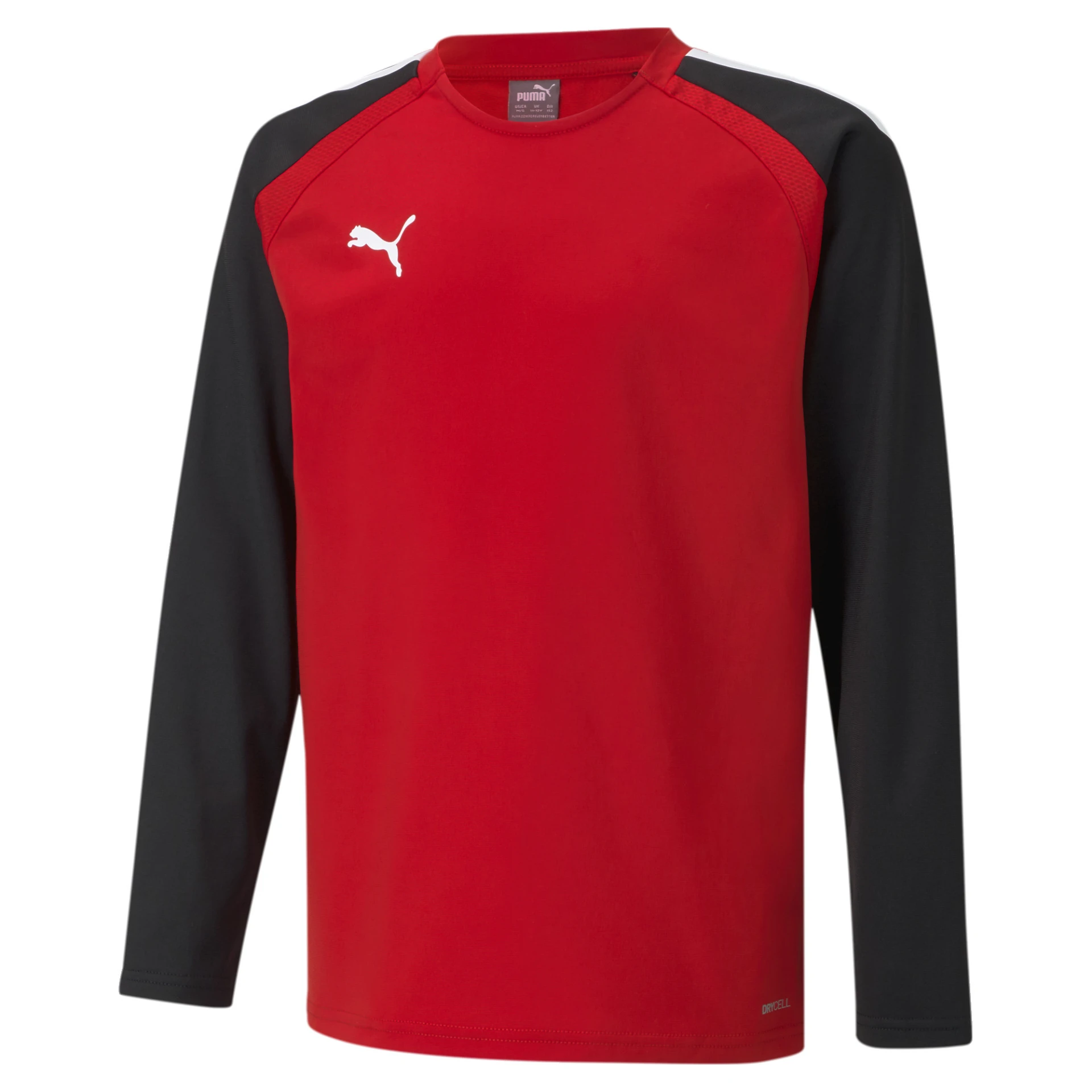 PUMA Kinder_Sweatshirt_teamLIGA_Training_Sweat_Jr A4T005657239 001 PUMA Red-PUMA Black