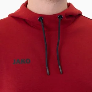 JAKO Herren_Kapuzensweat_Premium_Basics A4T023HR6729 01 rot meliert