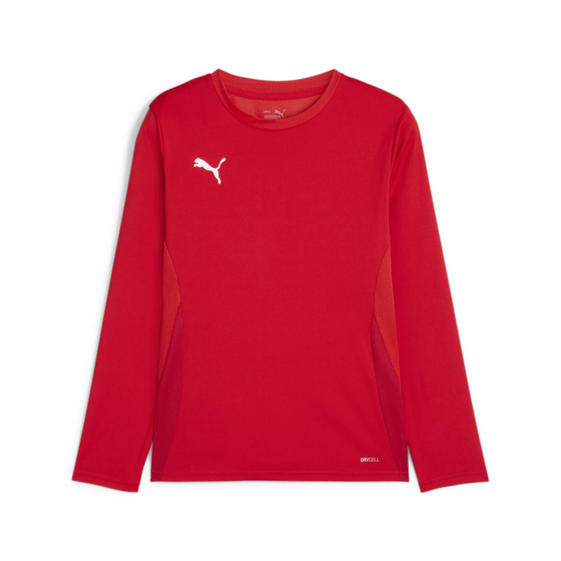 PUMA teamGOAL_LS_Jersey_Jr 705751 001 PUMA Red-PUMA White-Fast R