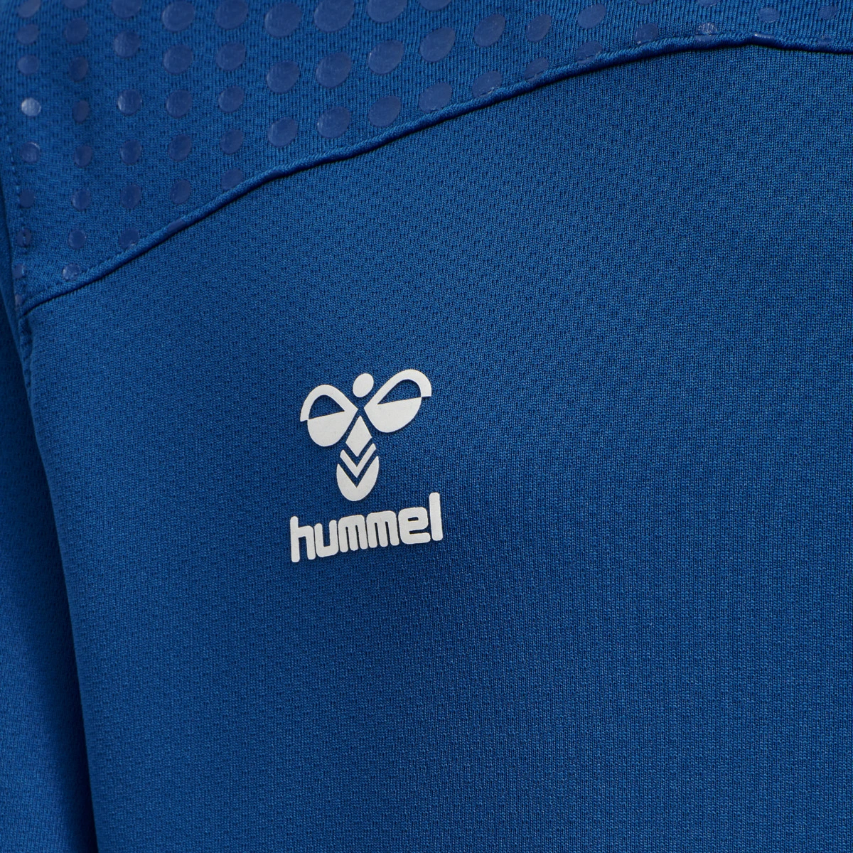 HUMMEL Kinder_Kapuzensweat_hmlLEAD_POLY_HOODIE 207410 7045 TRUE BLUE