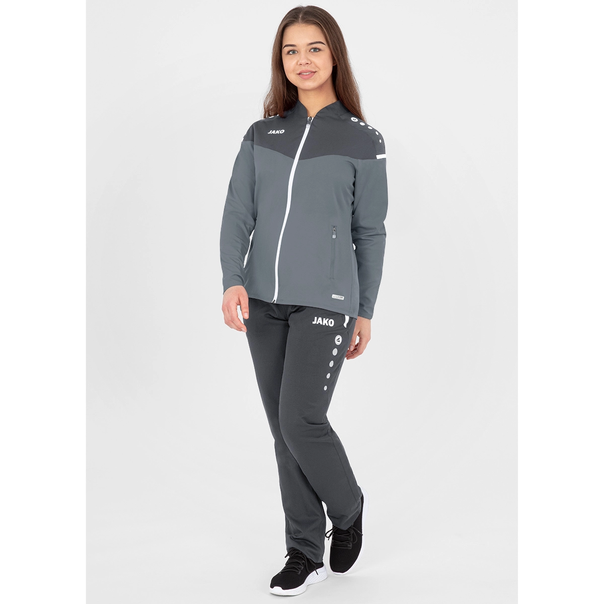 JAKO Herren_Praesentationsjacke_Champ_20 9820 40 steingrau/anthra light
