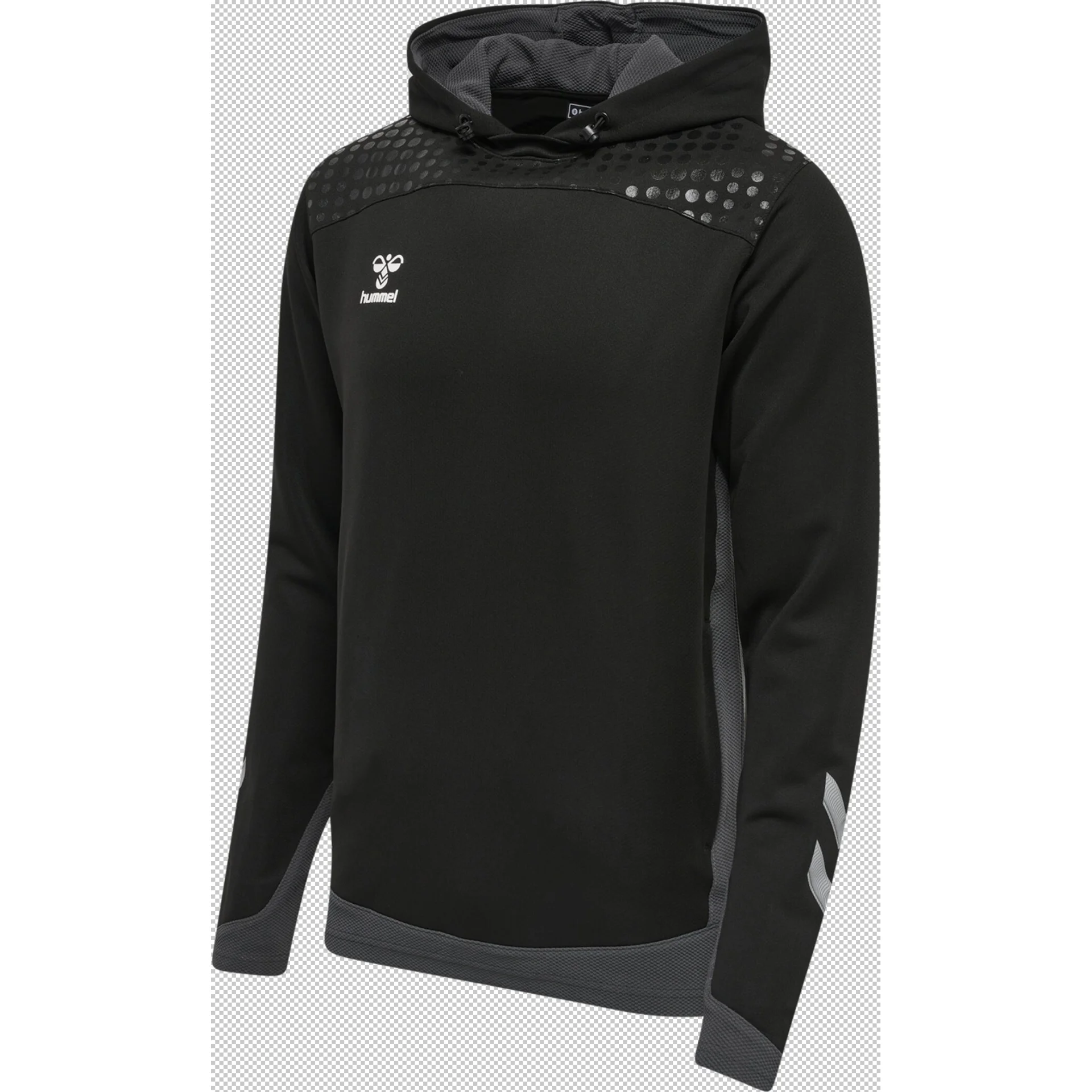 HUMMEL Herren_Kapuzensweat_hmlLEAD_POLY 207409 2001 BLACK