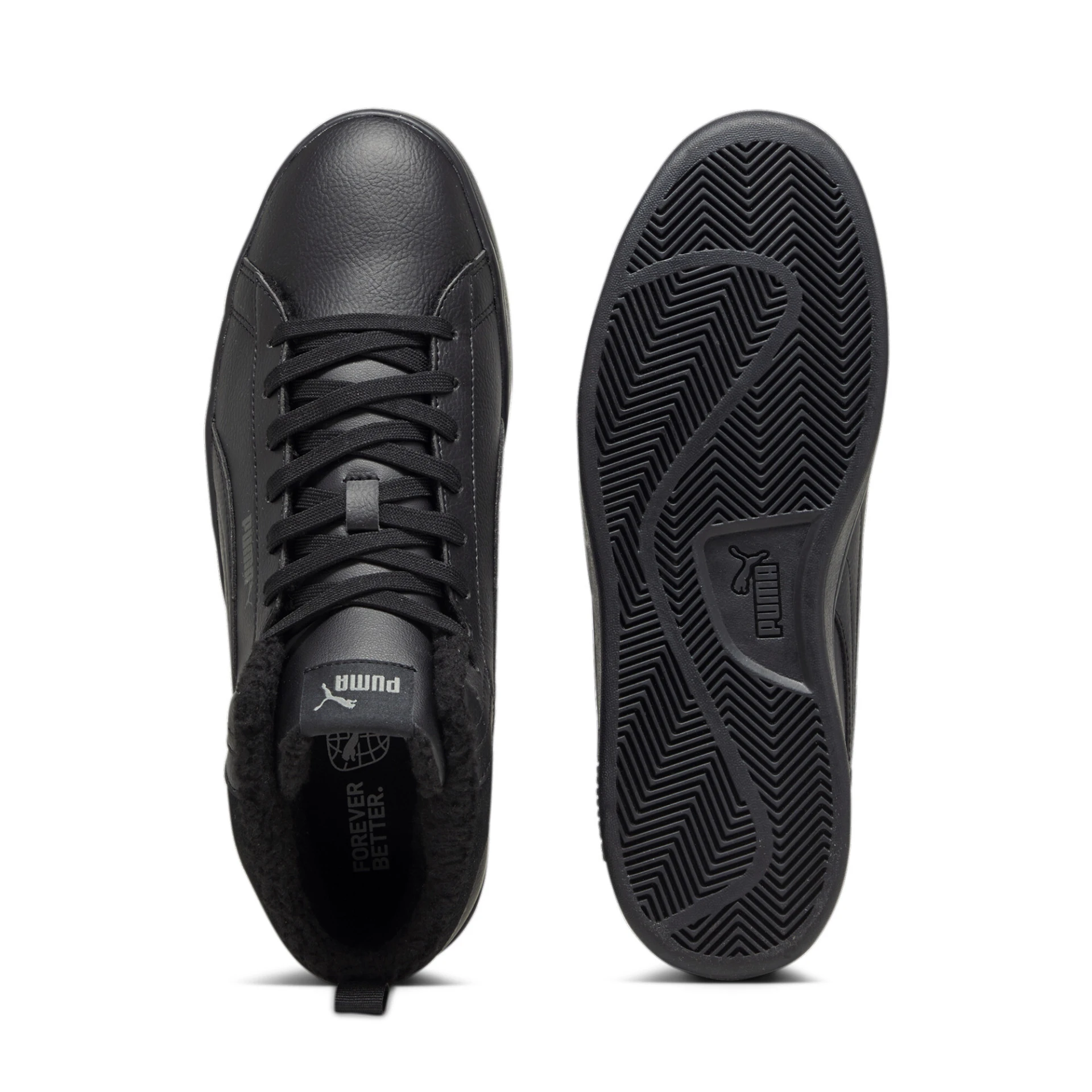 PUMA Puma_Smash_30_Mid_WTR 392335 001 PUMA BLACK-SHADOW GRAY