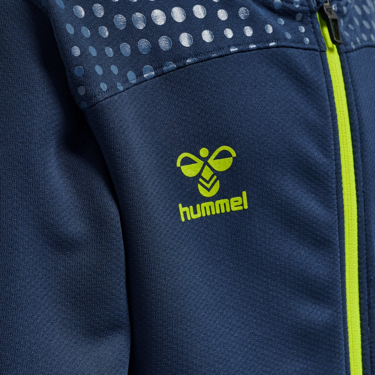 HUMMEL HUMMEL_Kinder_Kapuzensweat_LEAD_ZIP_POLY 207412 7642 DARK DENIM