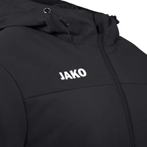 JAKO Kinder_Jacke_Coachjacke_Team_mit_Kapuze A4T027JU7103K 800 schwarz
