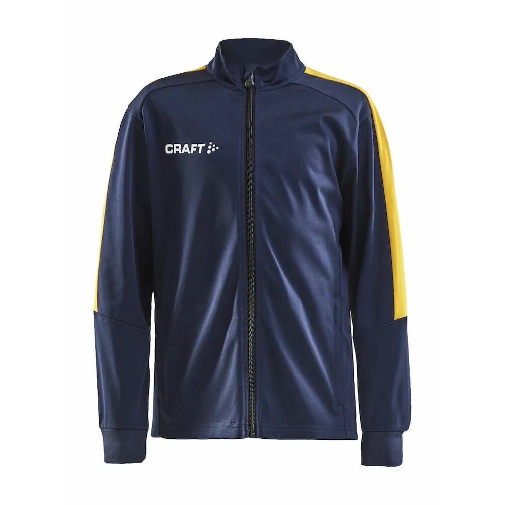 CRAFT Progress_Jacket_Jr 1905640 390552 NAVY/SWEDEN YELLOW