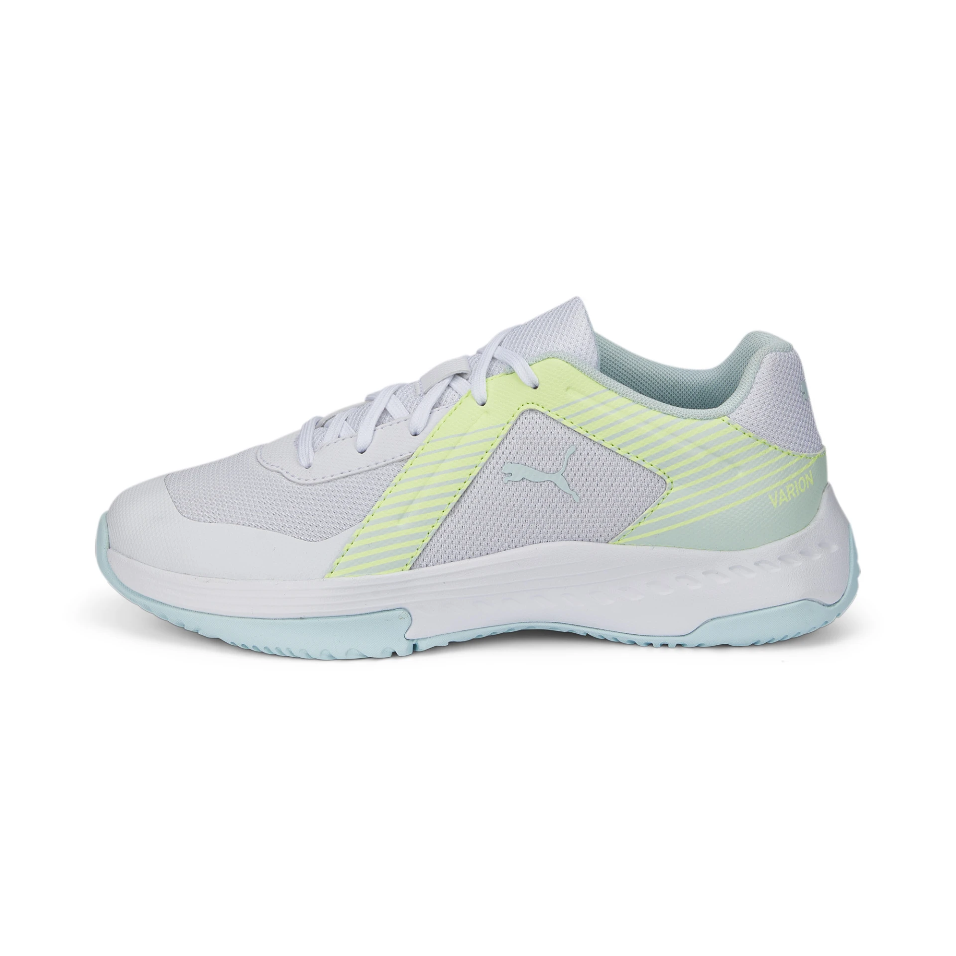 PUMA Varion_Jr 106585 008 PUMA WHITE-NITRO BLUE-FIZZ