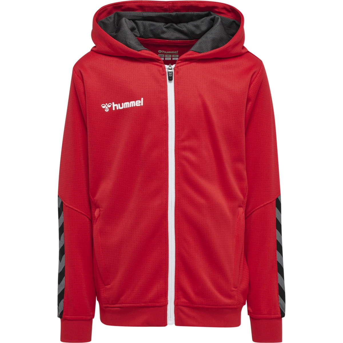 HUMMEL Fussball___Teamsport_Textil___Jacken_Authentic_Poly_Kapuzenjacke_Kids 204938 3062 TRUE RED