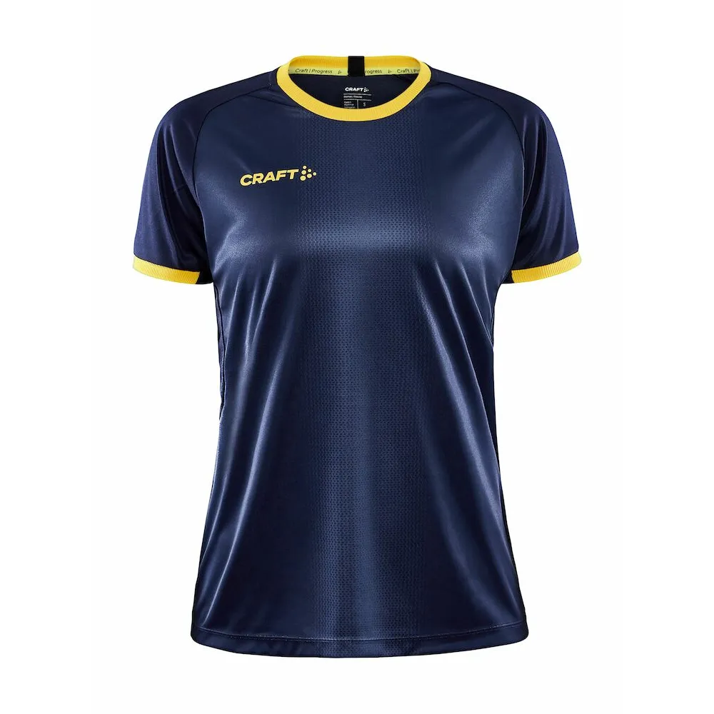 CRAFT Progress_20_Graphic_Jersey_W 1910179 390552 NAVY/SWEDEN YELLOW