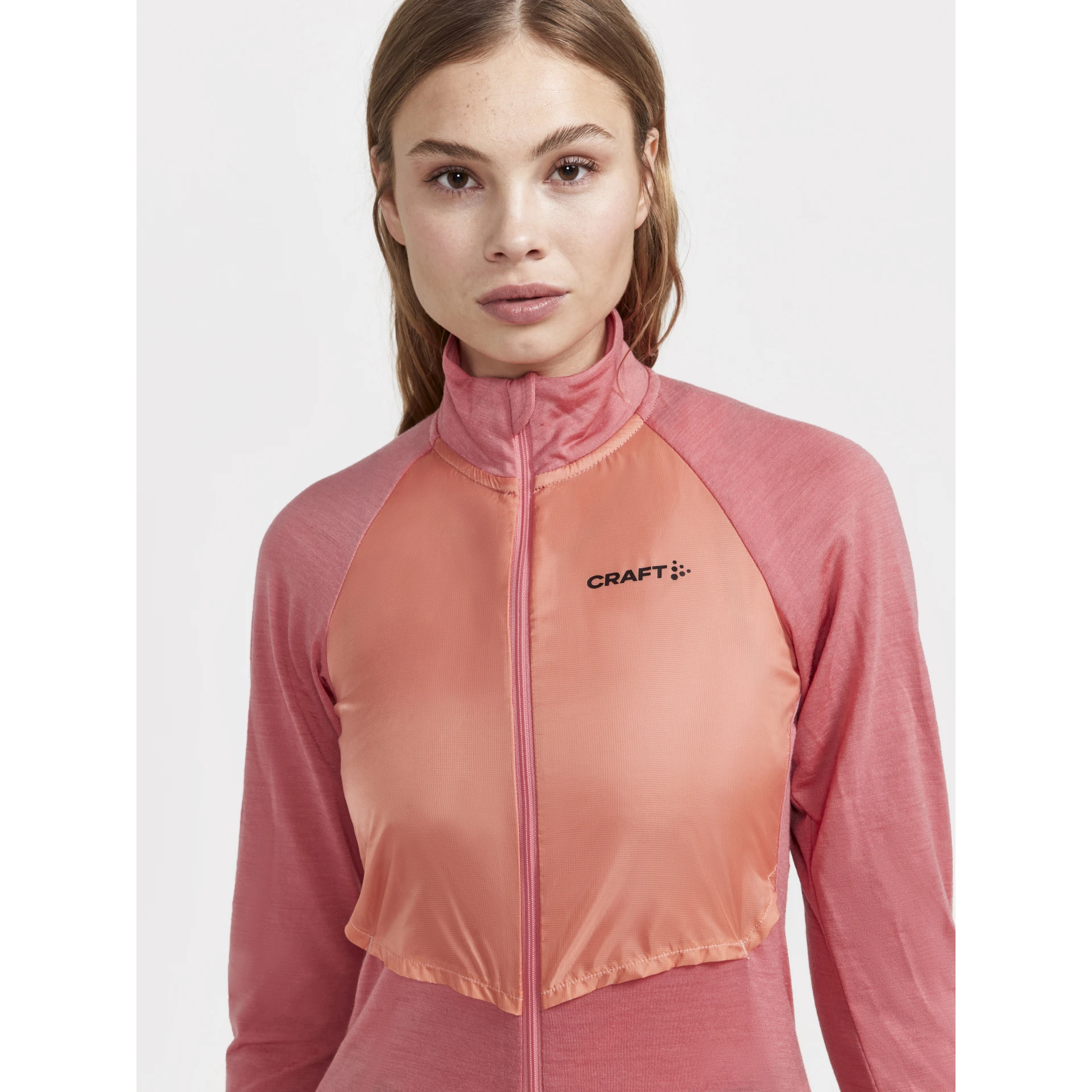 CRAFT ADV_BIKE_SUBZ_WOOL_LS_JERSEY_W 1911200 740716 CORAL-GLOW
