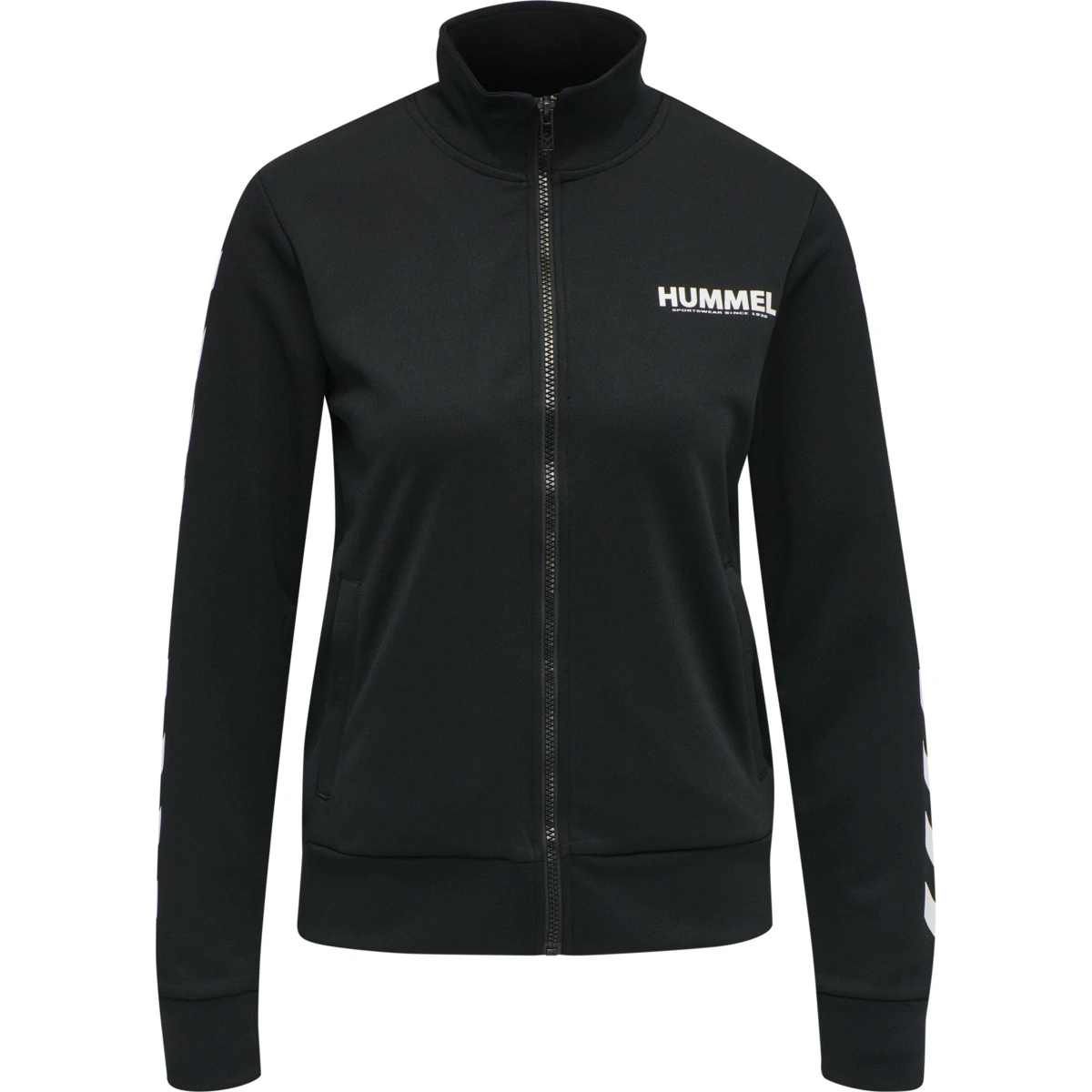 HUMMEL Damen_Unterjacke_hmlLEGACY_POLY_WOMAN_ZIP_JACKET 212696 2001 BLACK