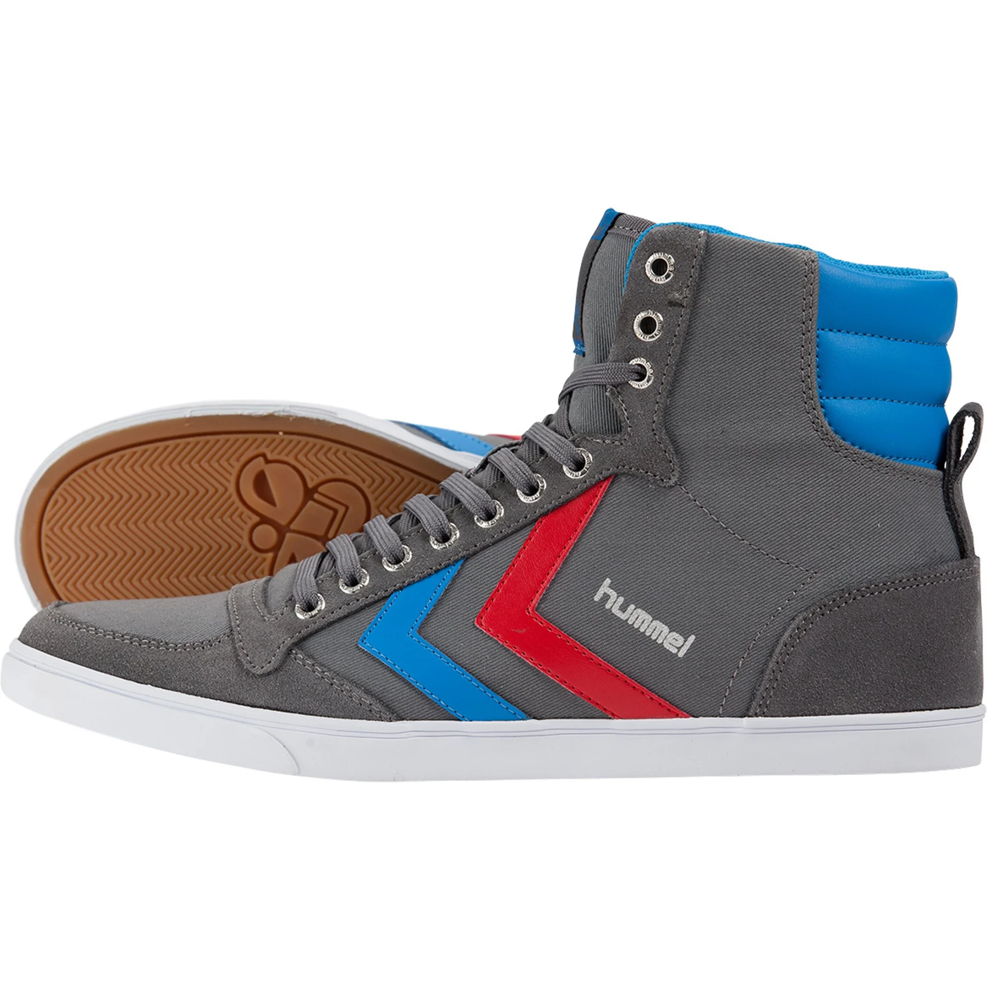 HUMMEL Herren_Freizeitschuhe_Slimmer_Stadil_High 63511 0528 CASTLEROCK/RIBBONRED/BRIL